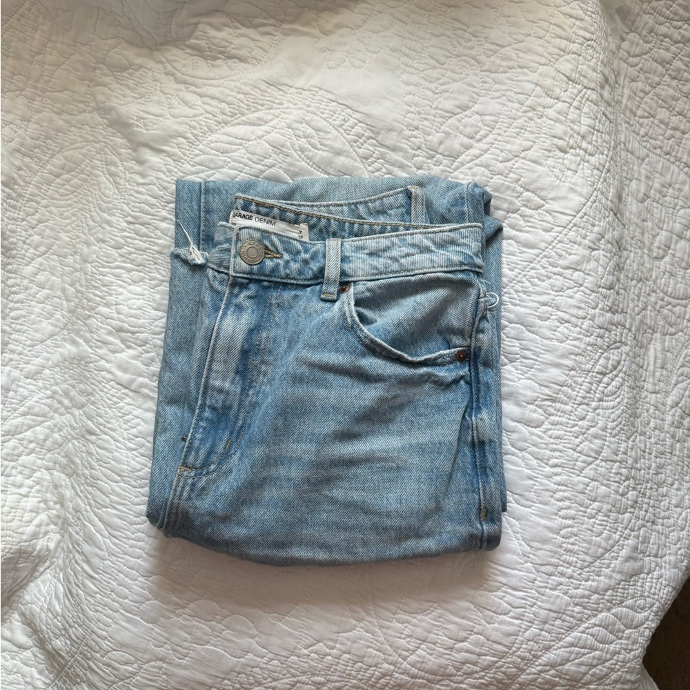Garage Light Blue Flare & Wide Leg Jeans